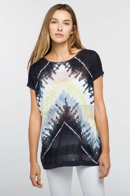 Tie Dye Tee - Kinross Cashmere