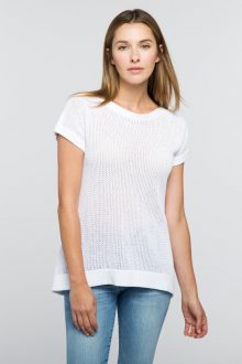 Easy Mesh Pullover - Kinross Cashmere