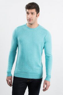 Roll Edge Crewneck Kinross Cashmere