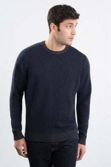 Plaited Jersey Crewneck Kinross Cashmere