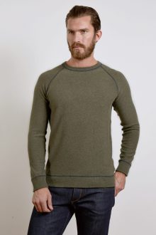 Gmt Dyed Qtr Zip Mock Kinross Cashmere