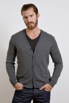 Chunky Shawl Collar Cardigan Kinross Cashmere