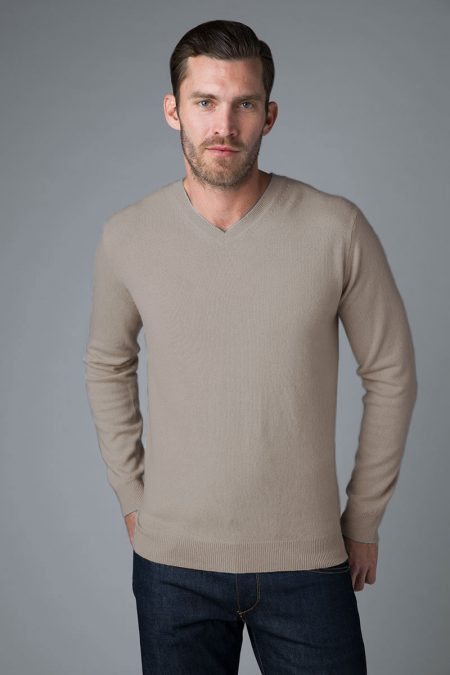 Classic Vneck - Kinross Cashmere