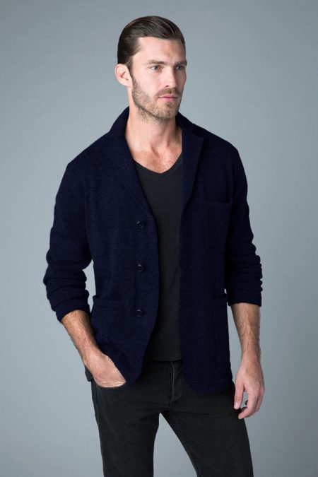 3 Button Blazer - Kinross Cashmere