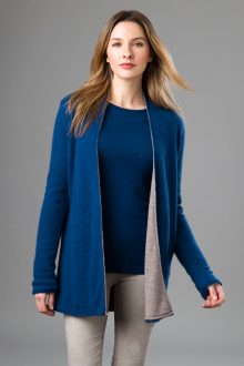 Reversible Cardigan - Kinross Cashmere